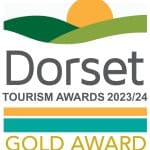ECV Dorset Tourism Awards_2023_24-GOLD logo ECV Dorset Tourism Awards 2023 24 GOLD logo