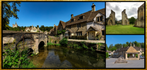 ECV collage Castle Combe and Lacock Village