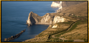 framed image of Durdle Door