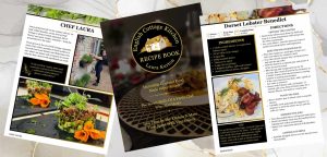 Composite of pages from Laura's recipe book