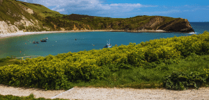 photo of Lulworth Cove on the Jurassic Coast in Dorset