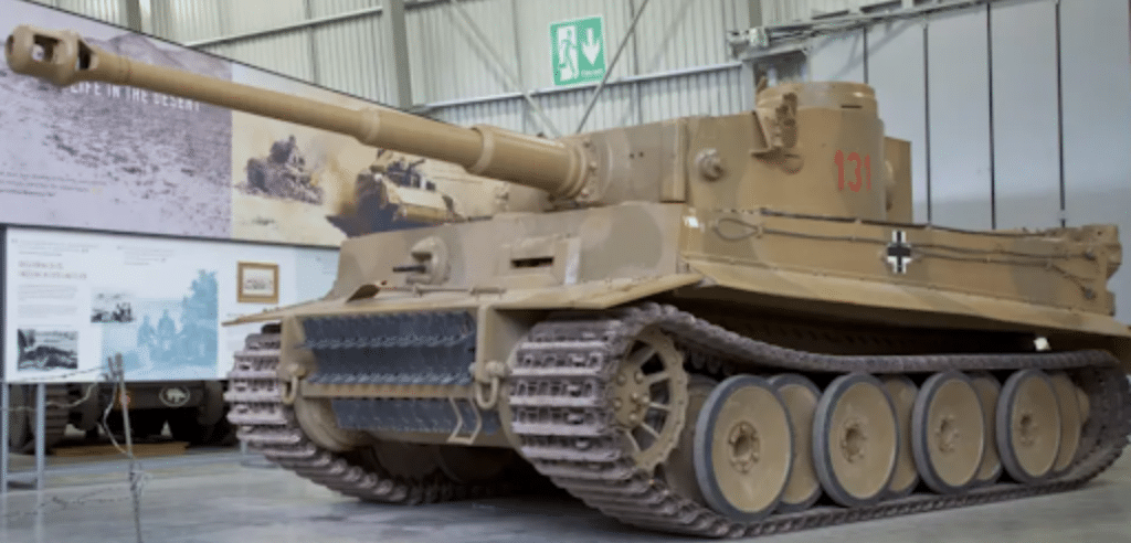 photo of the Tiger tank at the Tank Museum in Dorset photo of the Tiger tank at the Tank Museum in Dorset