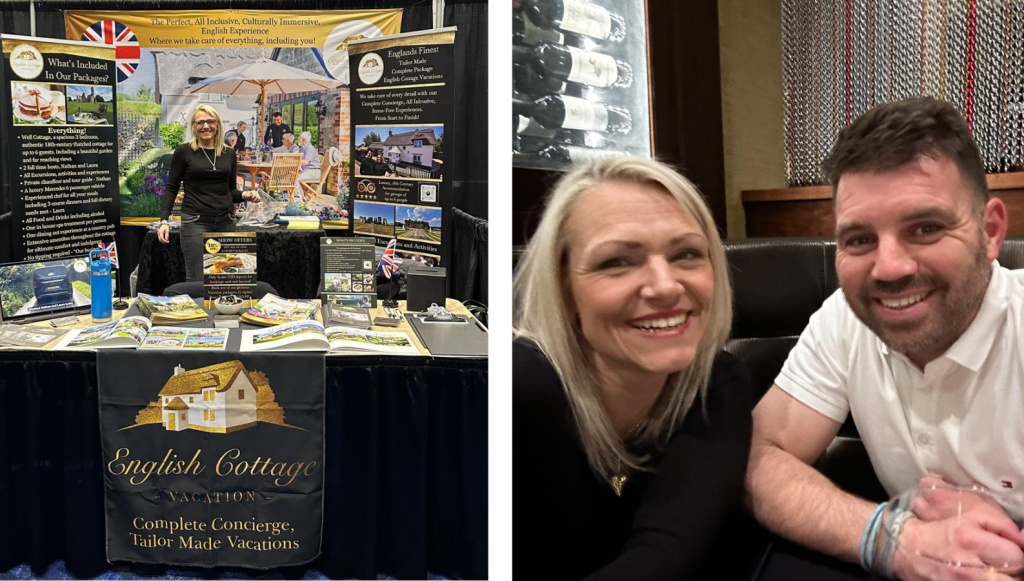 Collage showing Laura and Nathan in Denver