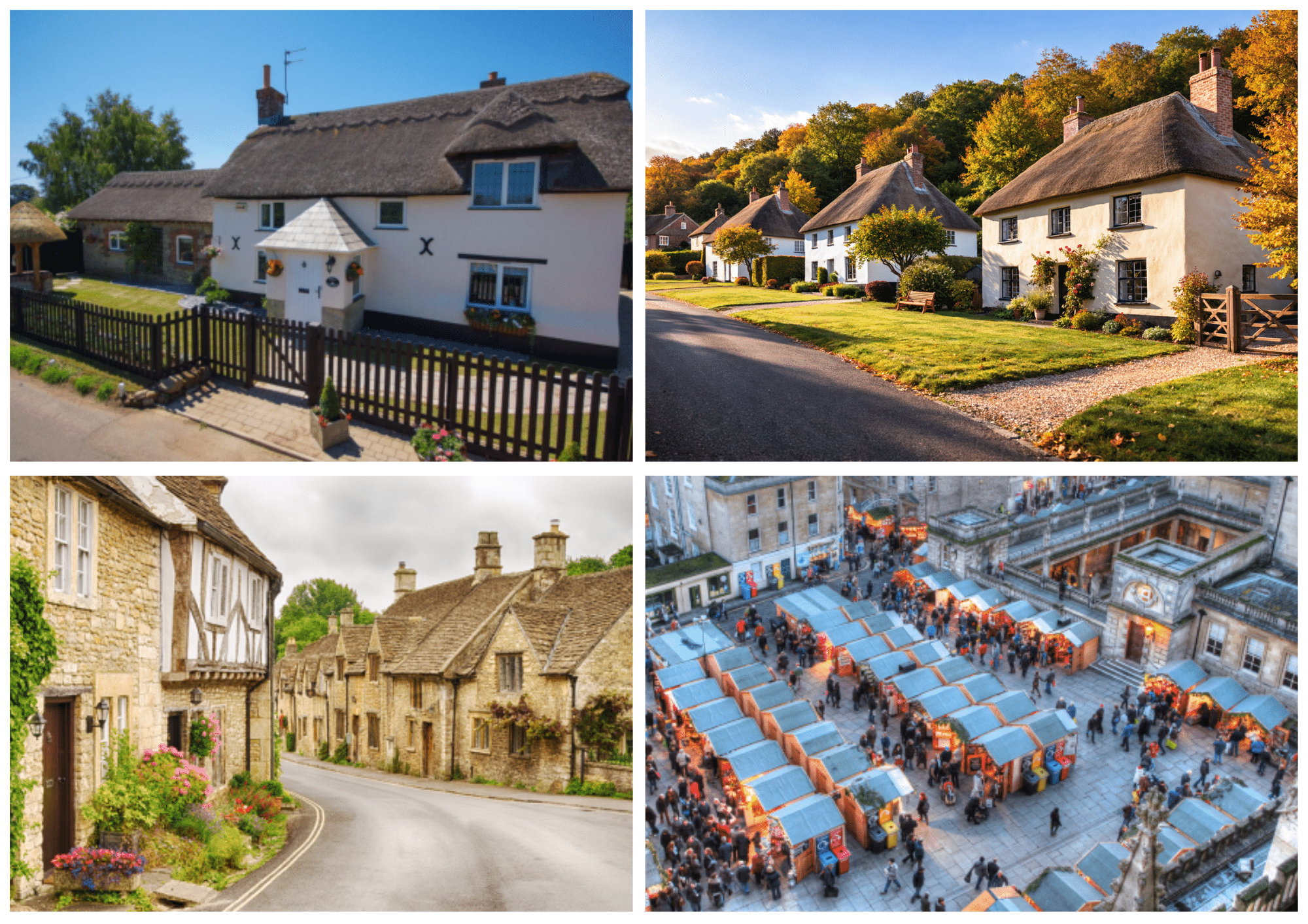 collage of seasonal scenes around Dorset collage of seasonal scenes around Dorset