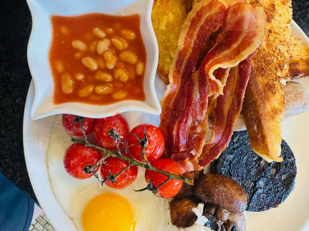 photo of a full English breakfast for April 2026 newsletter photo of a full English breakfast for April 2026 newsletter