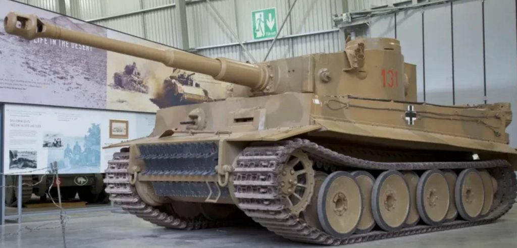 photo of the Tiger 131 tank at Bovington Tank Museum photo of the Tiger 131 tank at Bovington Tank Museum