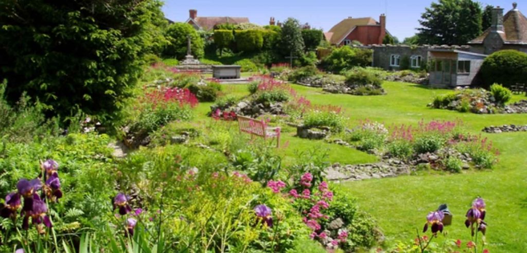 photo of the grounds at Shaftesbury Abbey Museum and Gardens photo of the grounds at Shaftesbury Abbey Museum and Gardens