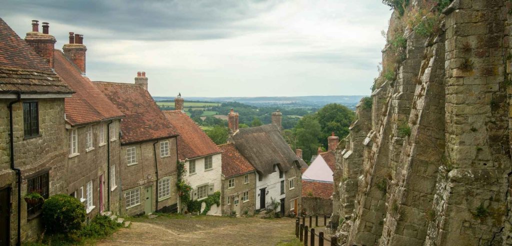 photo of the view from Gold Hill in Shaftesbury photo of the view from Gold Hill in Shaftesbury